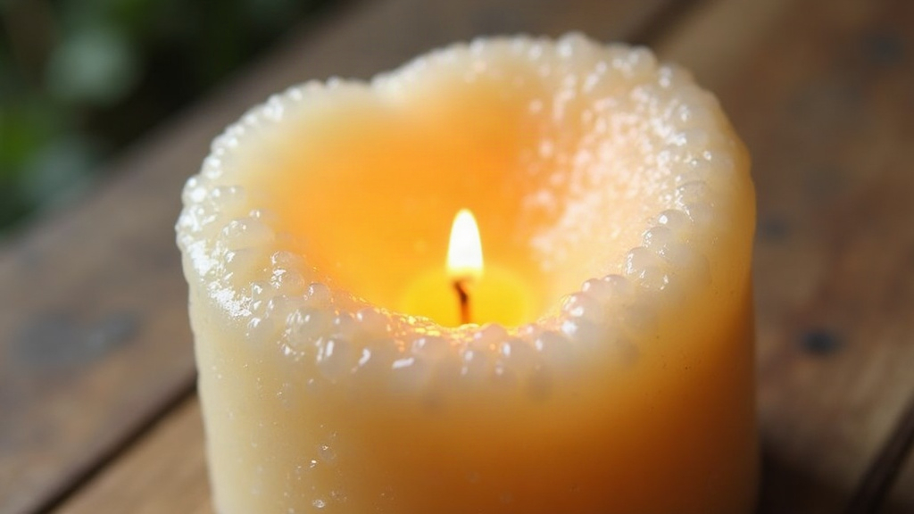 Why Coconut Wax Candles Develop Tiny Air Bubbles After Pouring